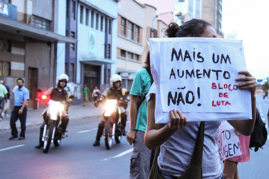 Aumento da tarifa do transporte público foi o estopim de série de protestos que ficou conhecida como Jornadas de Junho